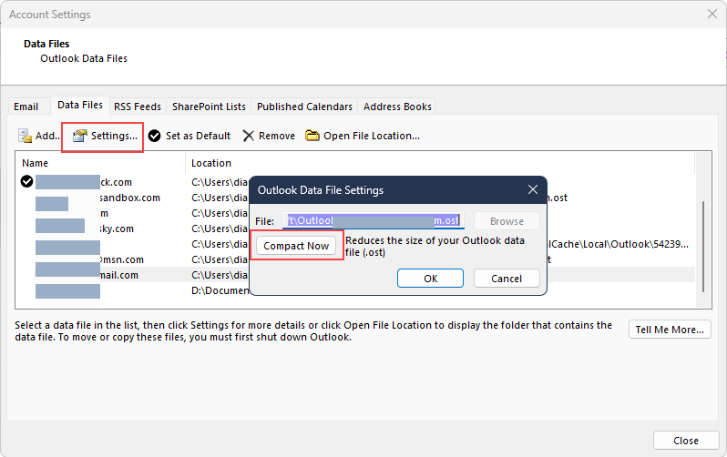 outlook-data-files-compact-settings